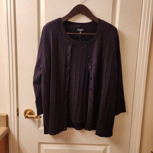 Talbots Sweater Set - Cardigan and Shell